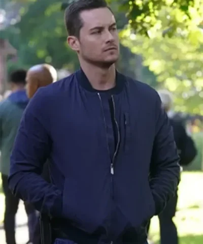 Jay Halstead Chicago P.D. Navy Blue Bomber Jacket