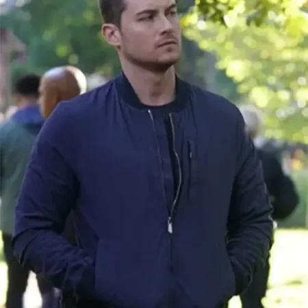 Jay Halstead Chicago P D Navy Blue Bomber Jacket