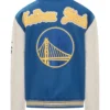 Jeff Hamilton Warriors 7× Champions Bomber Jacket back