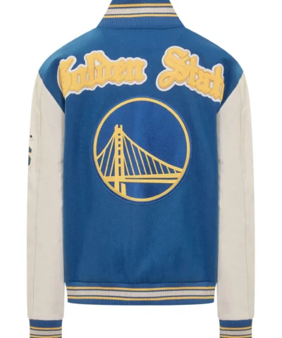 Jeff Hamilton Warriors 7× Champions Bomber Jacket back