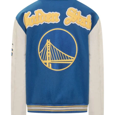 Jeff Hamilton Warriors 7 Champions Bomber Jacket back