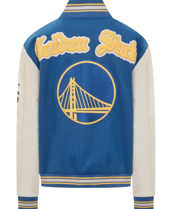 Jeff Hamilton Warriors 7 Champions Bomber Jacket back