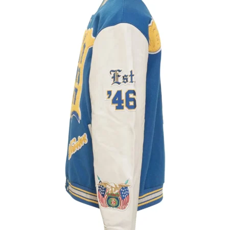 Jeff Hamilton Warriors 7 Champions Bomber Jacket side