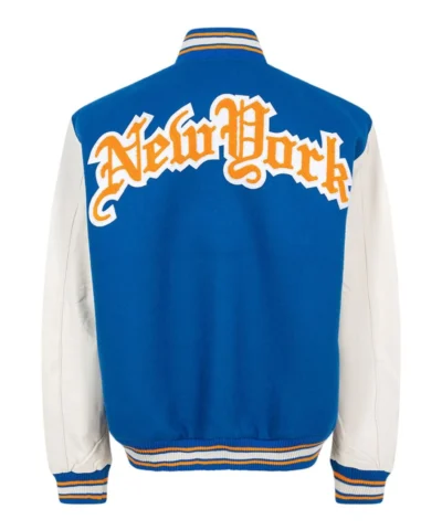 Jeff Hamilton x Knicks Bomber Jacket back