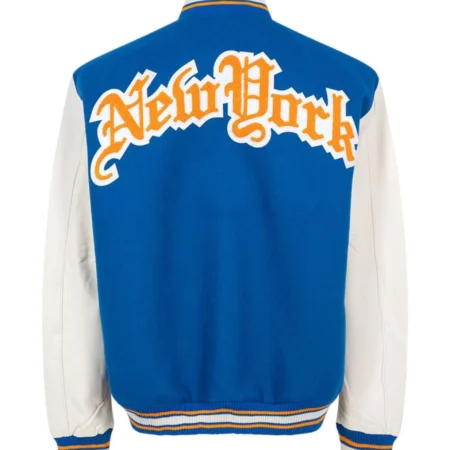 Jeff Hamilton x Knicks Bomber Jacket back