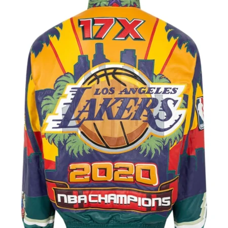Jeff Hamilton x Lakers 2020 Bomber Jacket back