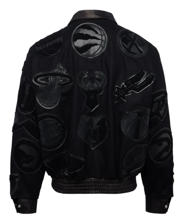 Jeff Hamilton x NBA Collage Jacket back