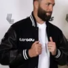 Jon Rahm LIV Golf Black Varsity Jacket For Sale 600x729