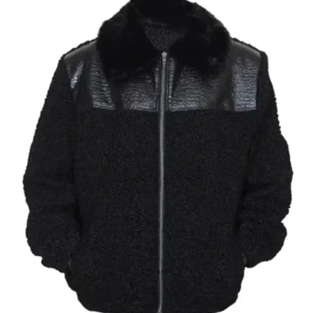 Karakul Persian Lamb Fur Winter Coat webp