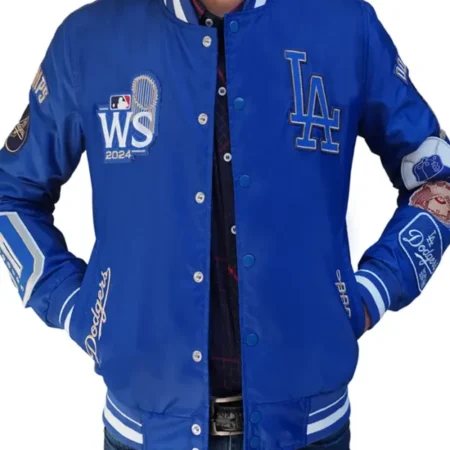 LA Dodgers 2024 World Series Champions Jacket Pocket