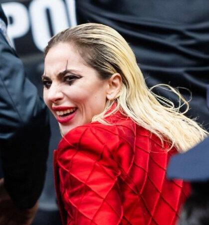 Lady Gaga Movie Joker 2 Folie a Deux Harley Quinn Red Jacket 13500