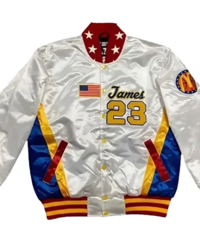LeBron James All American Varsity Satin Jacket