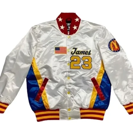 LeBron James All American Varsity Satin Jacket