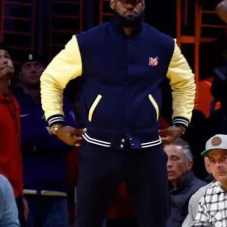 LeBron James NBA 2023 Varsity Jacket
