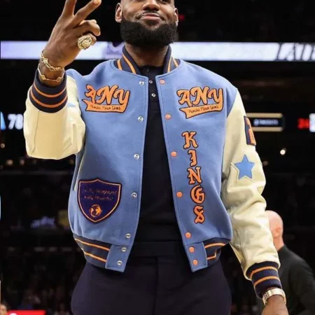 LeBron James NBA LA Lakers Varsity Jacket