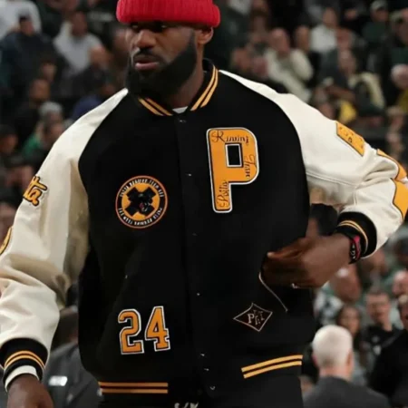 LeBron James Patta Running Team Black Jacket