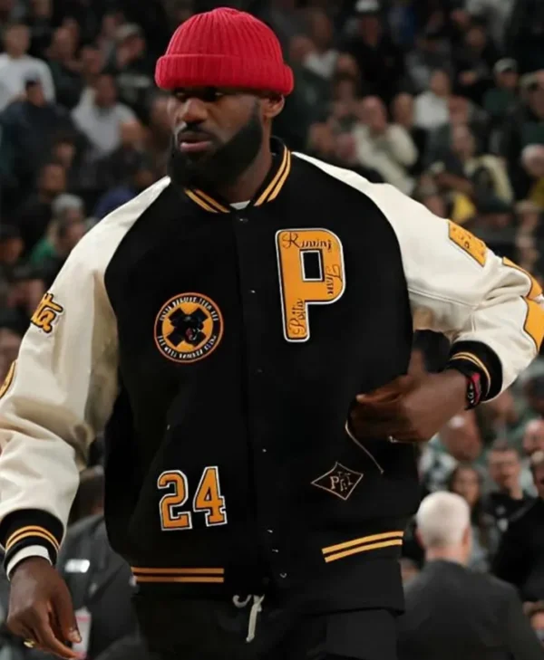 LeBron James Patta Running Team Black Jacket