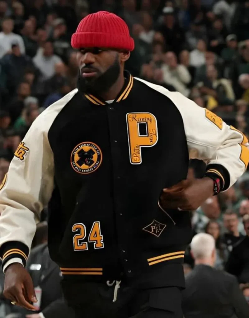 LeBron James Patta Running Team Black Jacket