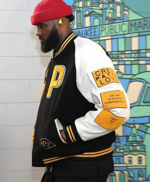 LeBron James Patta Running Team Black Jacket For Sale