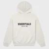 Light Oatmeal Fear of God Essentials Hoodie 510x510