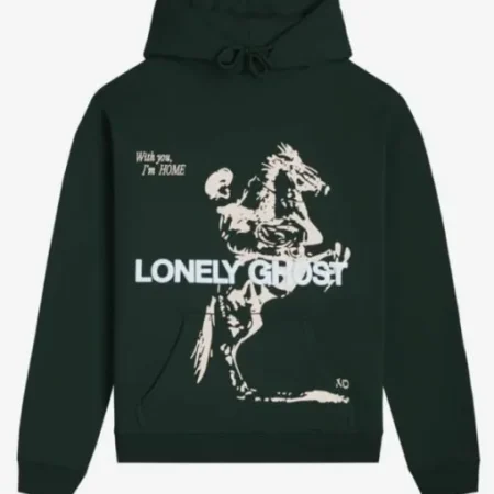 Lonely Ghost Green Hoodie