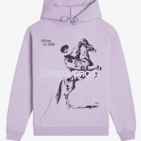 Lonely Ghost Purple Hoodie