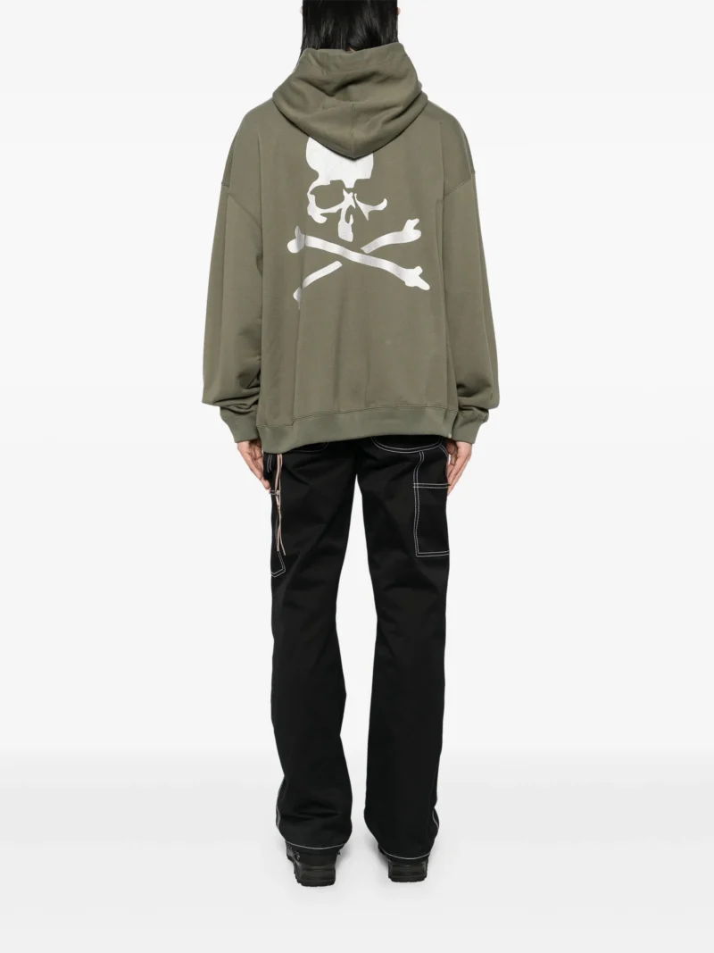 Mastermind World Logo Print Cotton Hoodie back