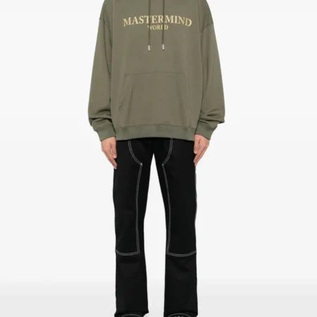 Mastermind World Logo Print Cotton Hoodie front