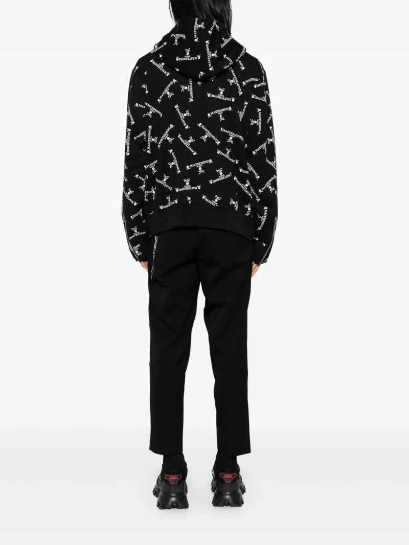 Mastermind World Monogram Zip Hoodie Back