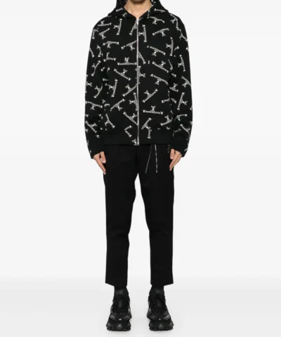Mastermind World Monogram Zip Hoodie front