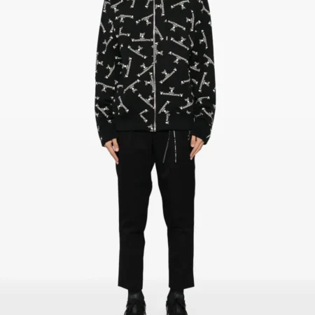 Mastermind World Monogram Zip Hoodie front