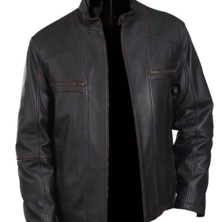 Mens Cruzer Cowhide Motorcycle Leather Jacket
