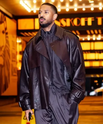 Michael B. Jordan NYC 2025 Black Jacket 600x729
