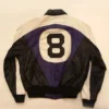 Michael Hoban 8 Ball Logo Purple and Black Jacket 510x638