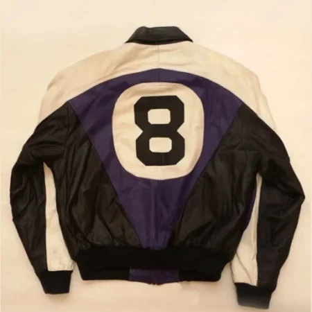 Michael Hoban 8 Ball Logo Purple and Black Jacket