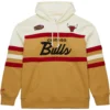 Mitchell & Ness NBA Head Coach Bulls Tan Cream Hoodie
