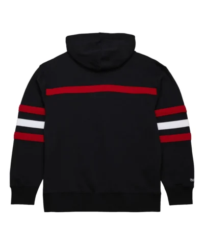 Mitchell & Ness NBA Head Coach Vintage Logo Bulls Black Hoodie bg