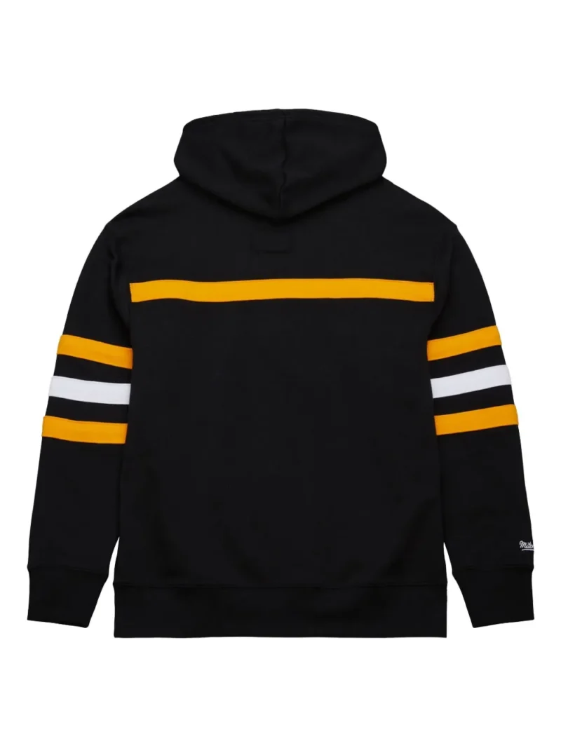 Mitchell & Ness NBA Head Coach Vintage Logo Lakers Black Hoodie back