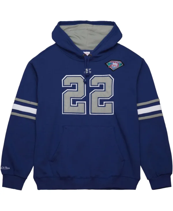 Mitchell Ness NFL Cowboys 1996 Emmitt Smith Hoodie