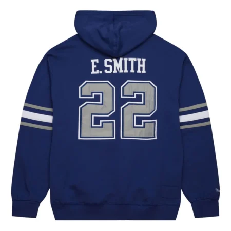 Mitchell Ness NFL Cowboys 1996 Emmitt Smith Hoodie back