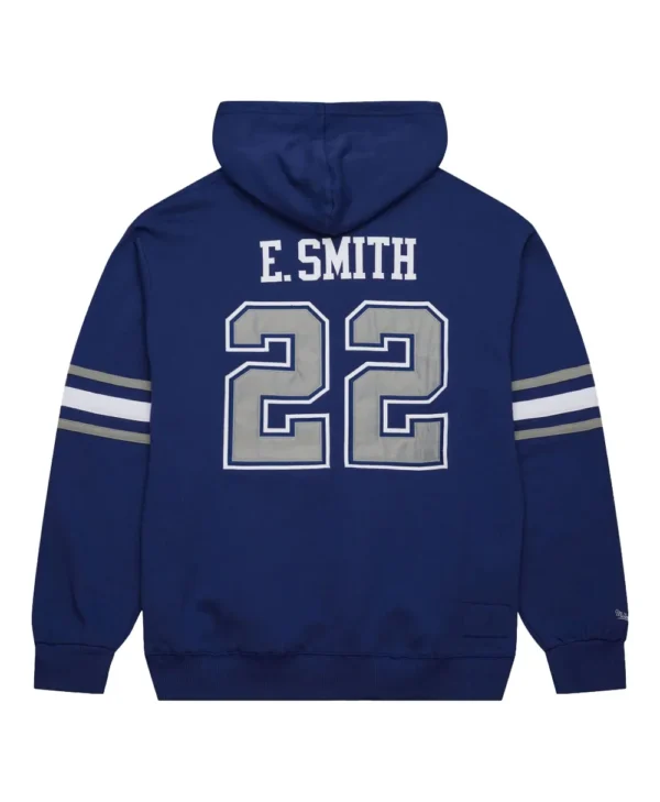 Mitchell Ness NFL Cowboys 1996 Emmitt Smith Hoodie back