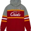 Mitchell & Ness NFL Head Coach Chiefs Grey Red Hoodie