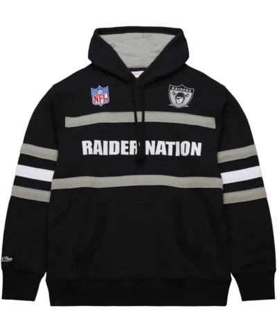 Mitchell & Ness NFL Head Coach Vintage Logo Raiders Black Hoodie