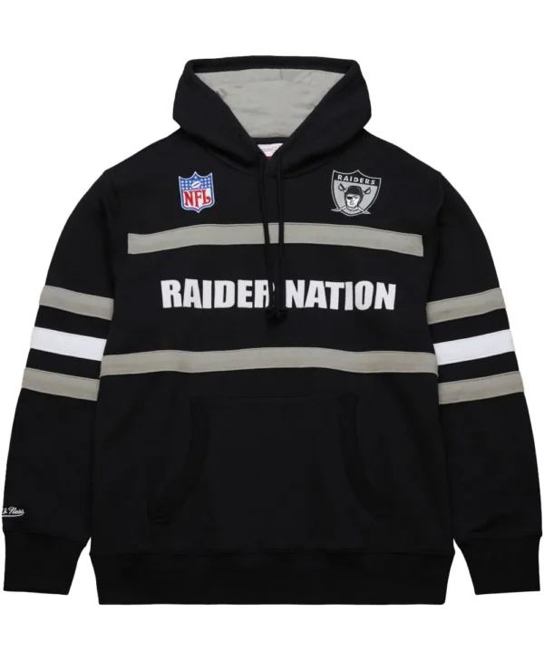 Mitchell Ness NFL Head Coach Vintage Logo Raiders Black Hoodie