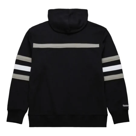 Mitchell Ness NFL Head Coach Vintage Logo Raiders Black Hoodie back