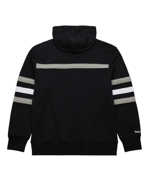 Mitchell Ness NFL Head Coach Vintage Logo Raiders Black Hoodie back