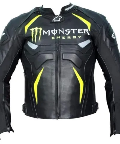 Monster Energy Motorbike Racing Black Jacket