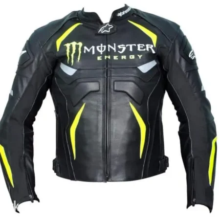 Monster Energy Motorbike Racing Black Jacket
