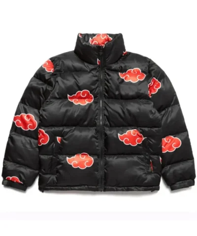Naruto Akatsuki Puffer Jacket 600x751