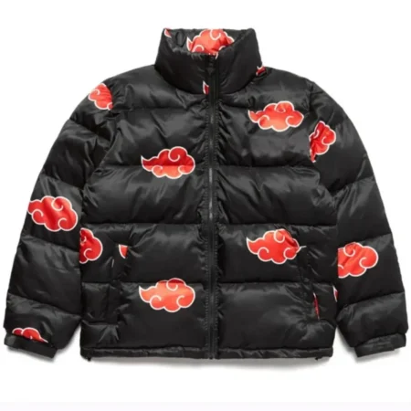 Naruto Akatsuki Puffer Jacket